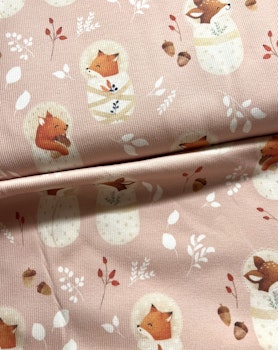 Woodland babies pink ribbjersey