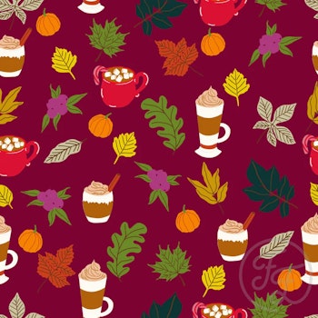 OD- Hot Chocolate Mug in Wine Red