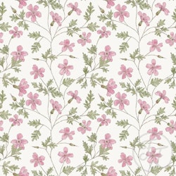 OD- Pink Leafy Flowers Roberta