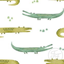 OD- Safari Crocodile White