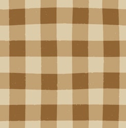 OD- Fall Gingham Warm Brown Small