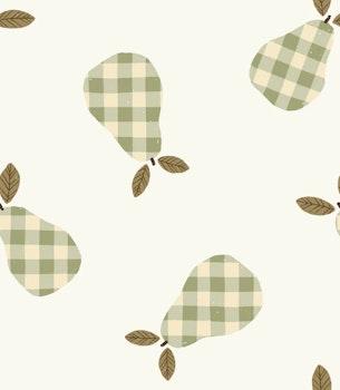 OD- Gingham Pears Green Small