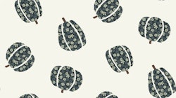 OD- Floral Pumpkins Dark Small