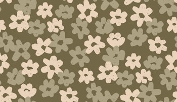 OD- Fall Floral in Brown Medium