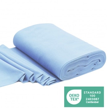 Rundstrikket ribb babyblue