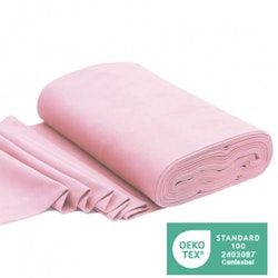 Rundstrikket ribb pink