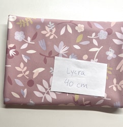 Rosa med blomster lycra 40 cm