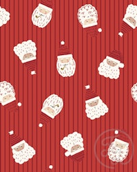 OD- Tossed Santa Red
