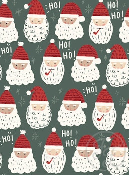 OD- Father Christmas Green Large