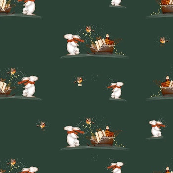 OD- Holly Jolly Bunny Green