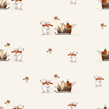 OD- Holly Jolly Bunny Offwhite
