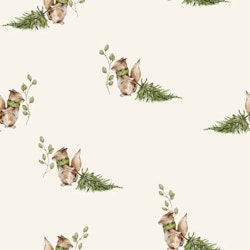 OD- Squirrel with trees Offwhite