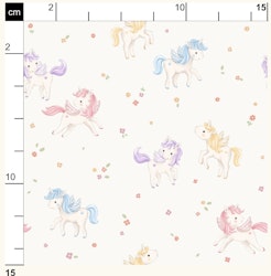 OD- Colorful Unicorns Offwhite