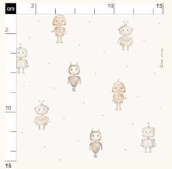 OD- Robots Small Offwhite