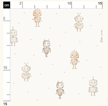 OD- Robots Small Offwhite
