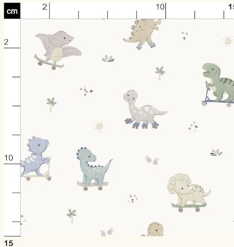 OD- Dinos on Wheels Offwhite