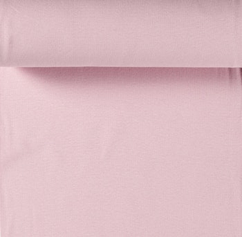 Baby pink rundstrikket ribb