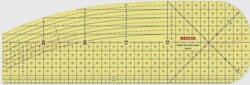 Strykelineal 30x10