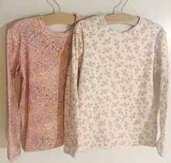 Ribbjersey dots multi pink