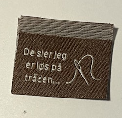 De sier jeg er løs på tråden