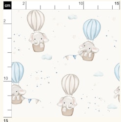 OD- Elephant in Sky Offwhite