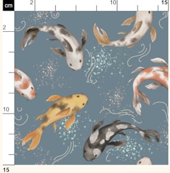 OD- Koi Fish Dusky Blue