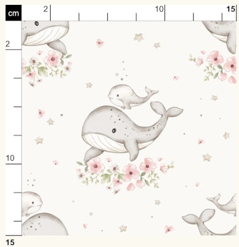 OD- Whale and Baby Offwhite