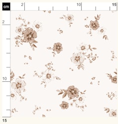 OD- Floral Lori Brown Offwhite