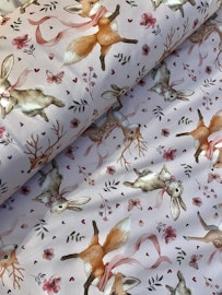 Rosa skogsdyr jersey