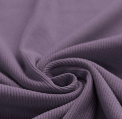 Ribbjersey dusty purple