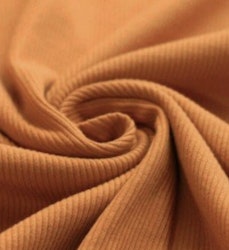 Ribbjersey dusty orange