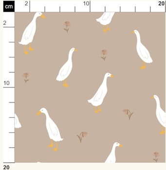 OD- Goose and flower light brown