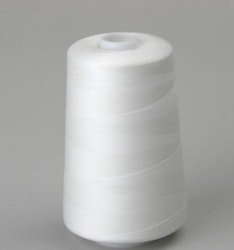 Overlock tråd kremhvit 5000 meter