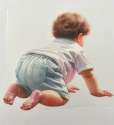 DTF krabbende baby
