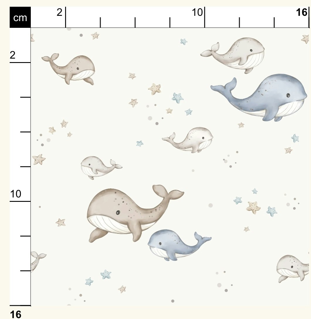 Jersey whale pod offwhite