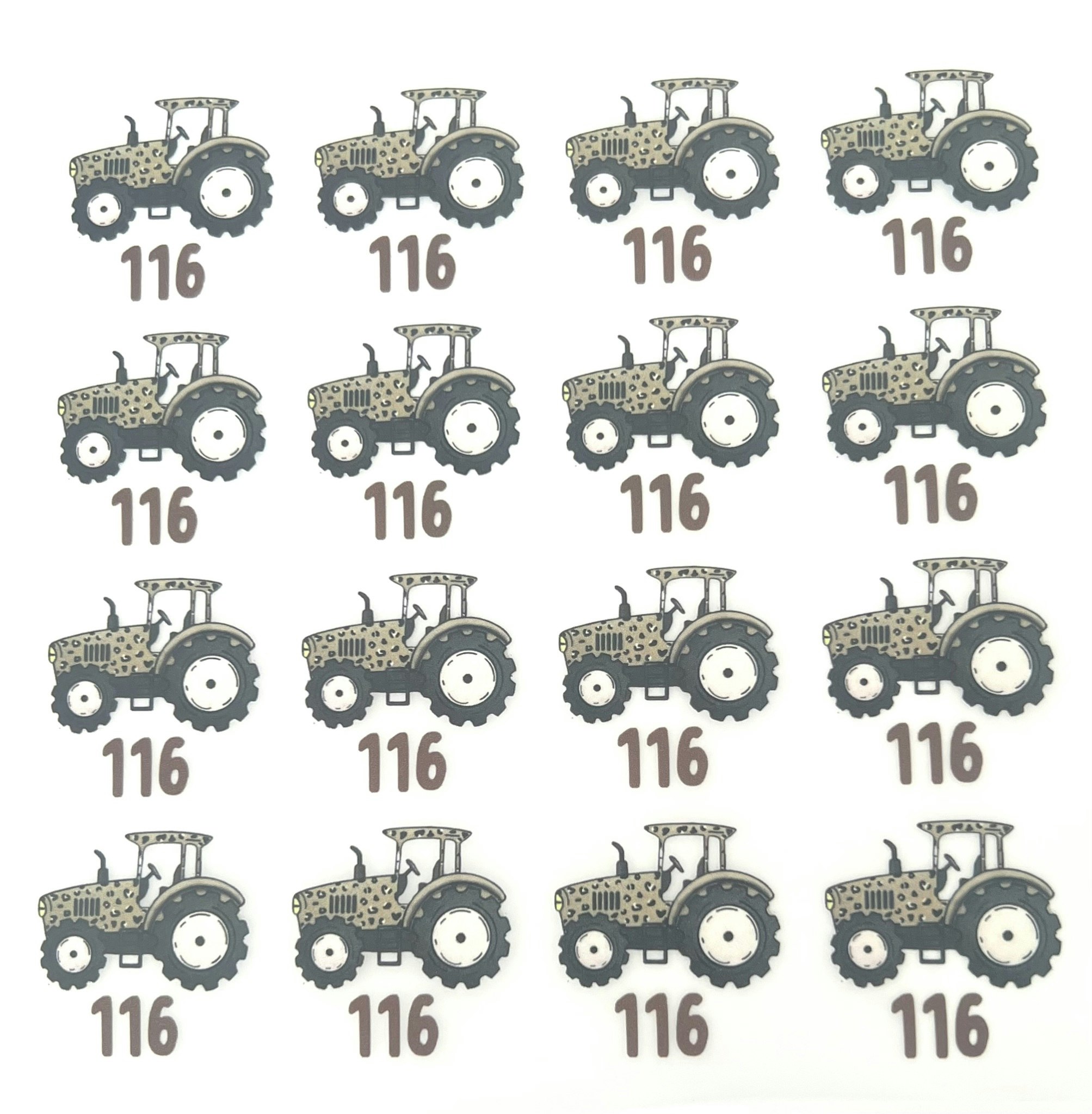 Størrelsesmerker leo traktor 116