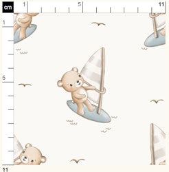 OD- Bear on Windsurf Offwhite