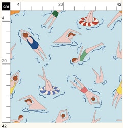 OD- Swimmers in Tropical Blue