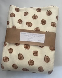 Spaced Out Gingham Pumpkins Orange small 1 meter