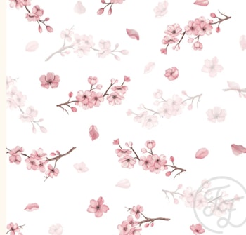 Uregelmessig ribb pink blossom
