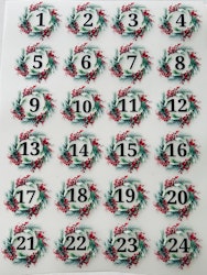 DTF krans til julekalender