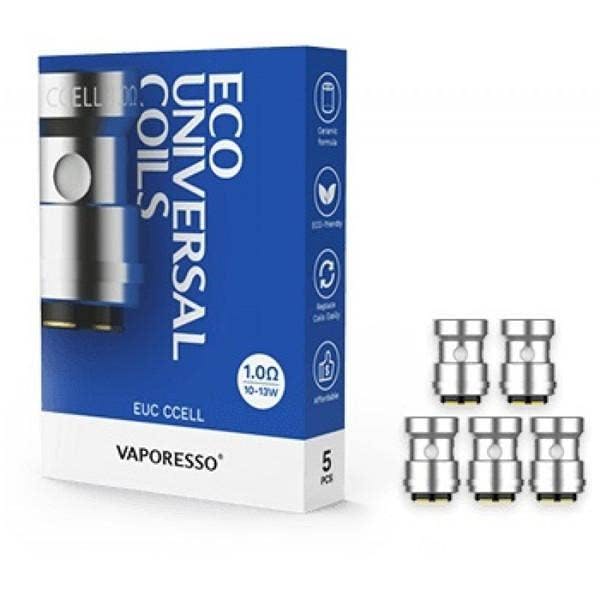 Vaporesso EUC Ccell Coil 1.0ohm. 5 stk.