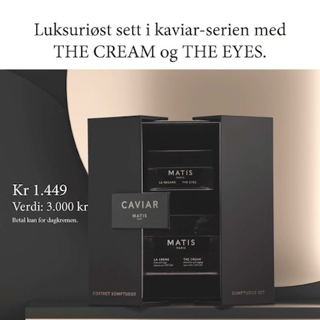 Matis Caviar set The cream + The eye