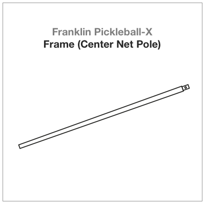 Franklin Pickleball-X Frame (Center Net Pole for wheels)