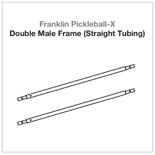 Franklin Pickleball-X Double Male Frame (Straight Tubing) 2 PAC