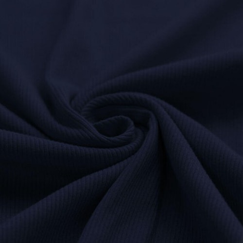 Rib Knit Jersey Navy