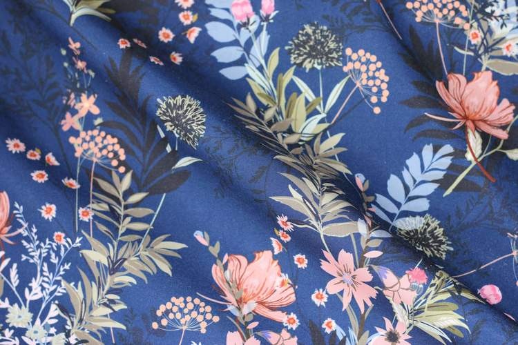 Softshell Floral Blue