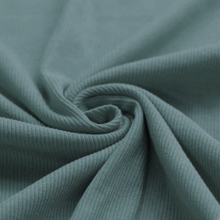 Rib Knit Jersey Old Green