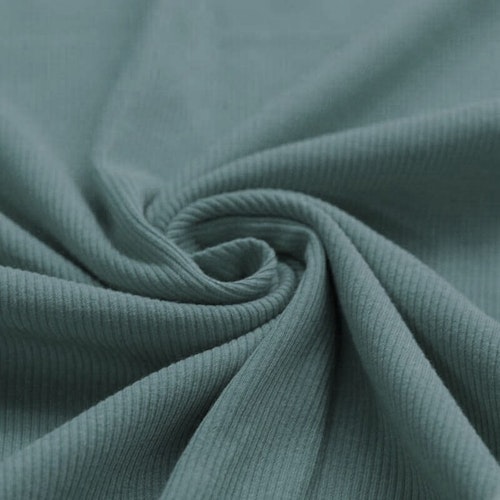 Rib Knit Jersey Old Green