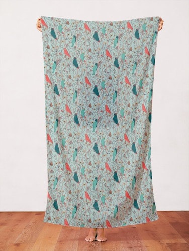 Quilters Cotton Cockatoos Jungle Green